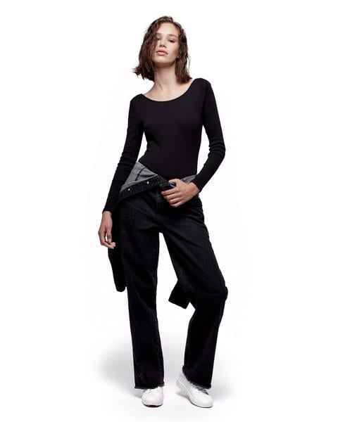 Ribbed Cotton Bodysuit