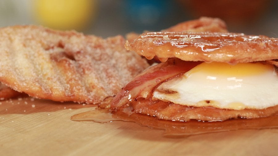Doughnut Chip Breakfast Sandwich