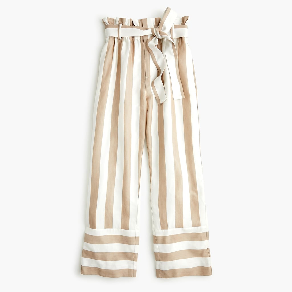 Point Sur Paperbag Pant in Khaki Stripe