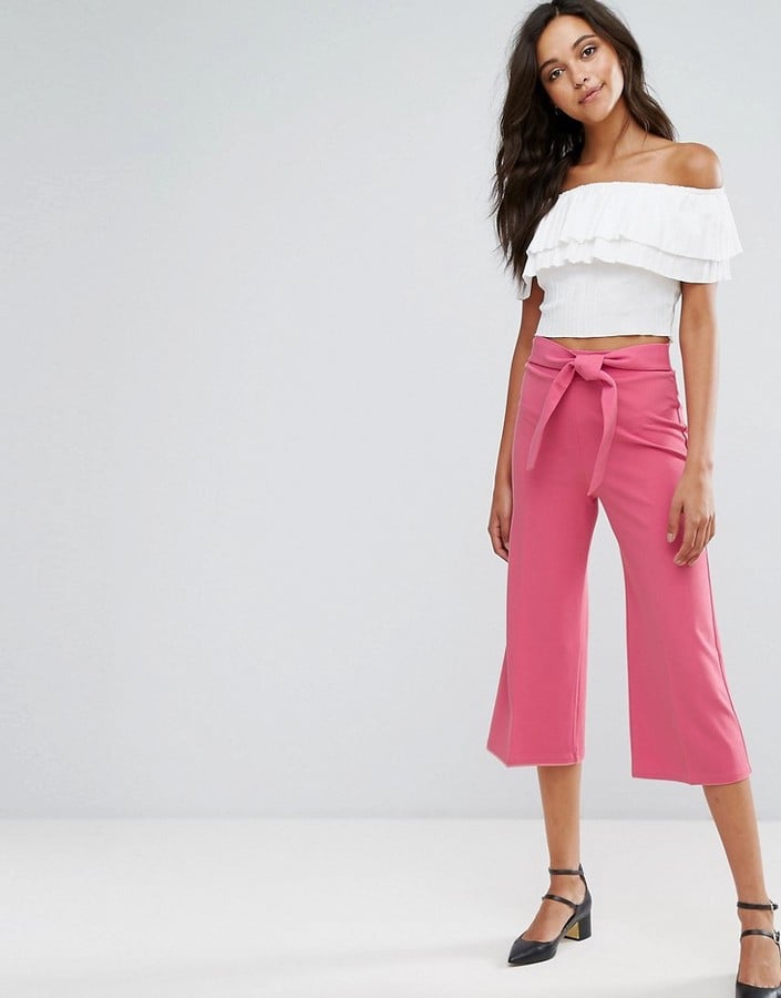 Miss Selfridge Cropped Pants | Best Pants For Women | POPSUGAR Fashion ...