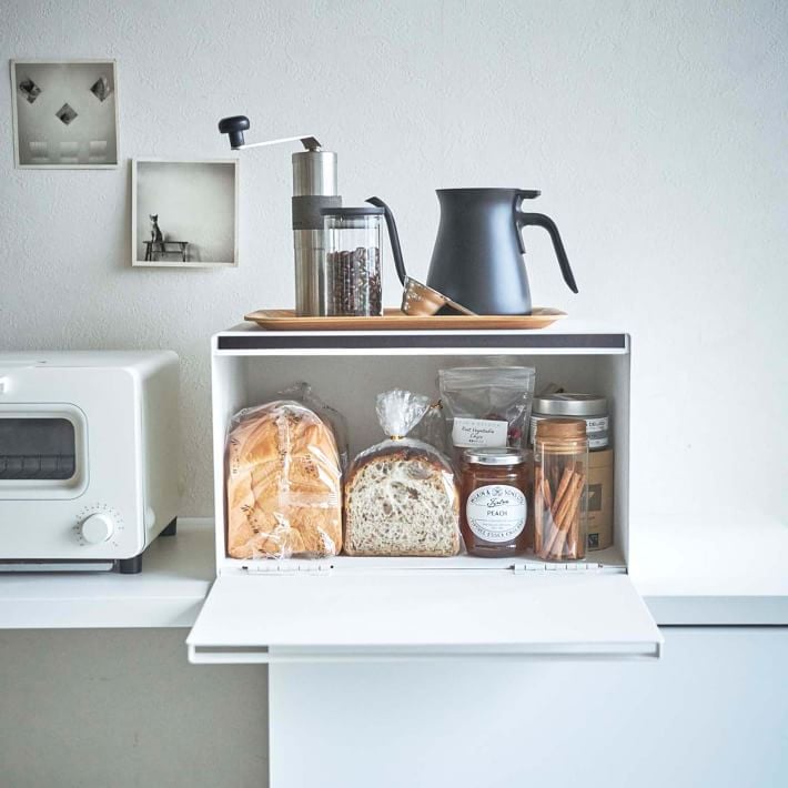 Derease Counter Clutter: Yamazaki Tower Bread Box