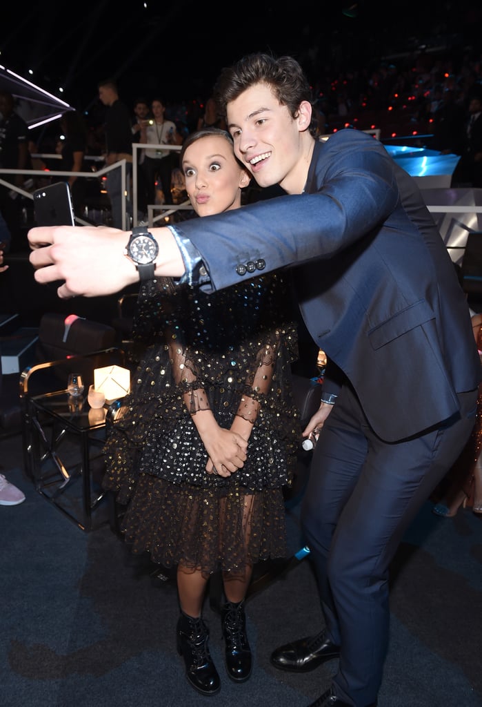 Shawn Mendes and Millie Bobby Brown