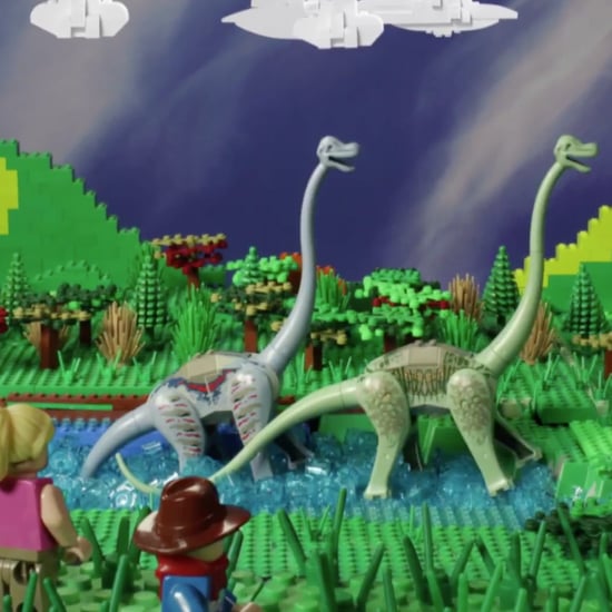 Father-Daughter Re-Create Jurassic Park With Legos
