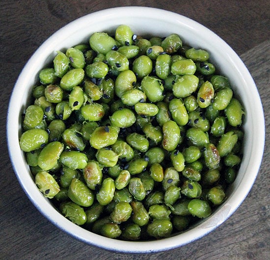 Roasted Edamame With Black Sesame Seeds