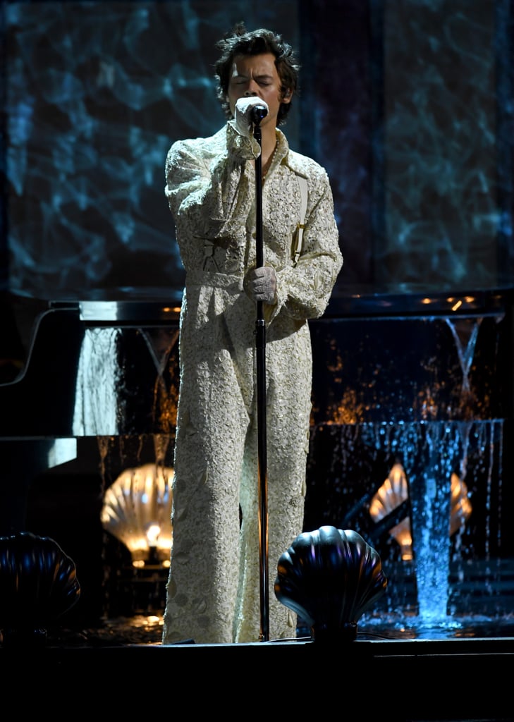 Harry Styles Performing at the 2020 BRIT Awards