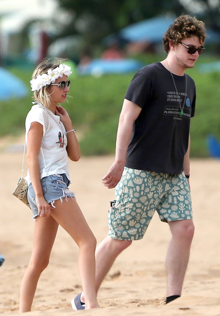 Emma Roberts and Evan Peters at the Beach in Hawaii Pictures