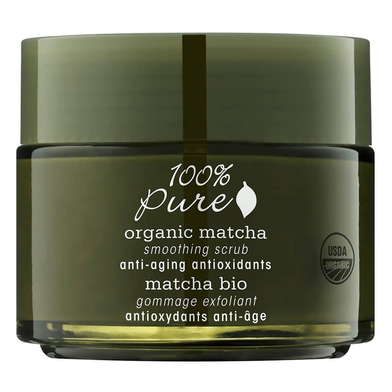 100% Pure Organic Matcha Smoothing Facial Scrub