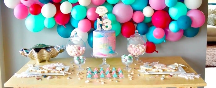 Colorful Mermaid Birthday Party Ideas