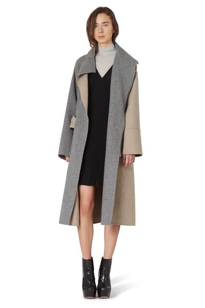 alpaca double-faced coat