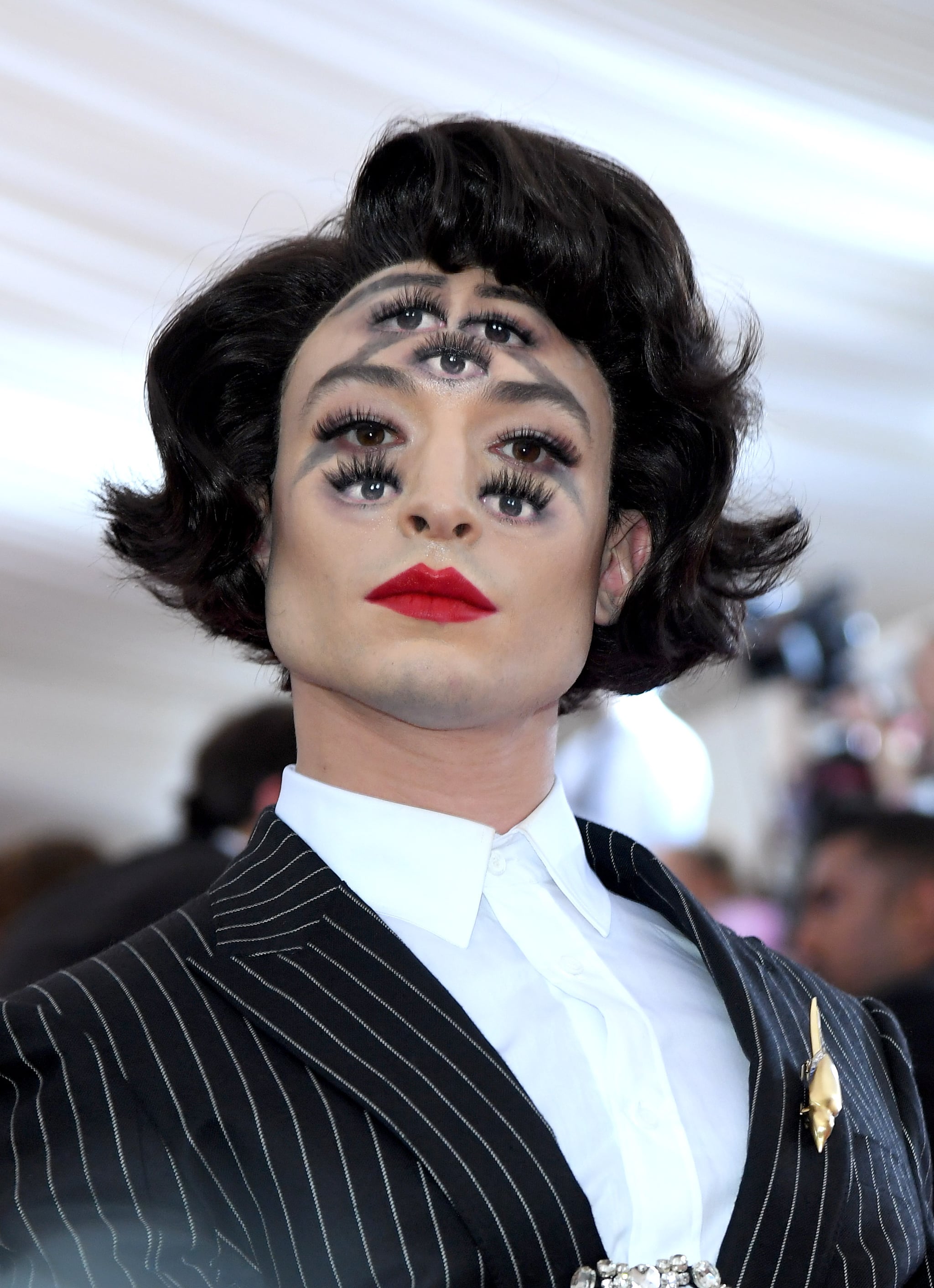 Ezra Miller Wore Multiple Sets of Eyes for His Met Gala 2019 Makeup