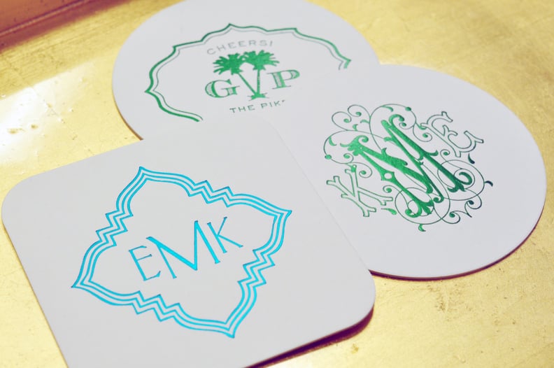 Foil Stamped Coasters