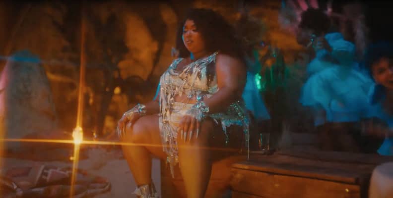 Lizzo slips into a plunging white wedding dress as she teases new music  video 2 B Loved