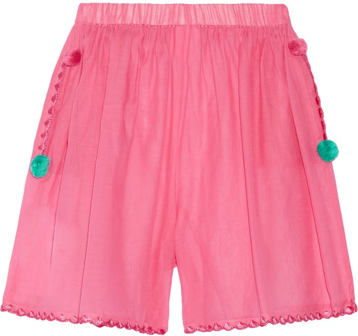 M Missoni Embroidered Cotton and Silk-Blend Shorts