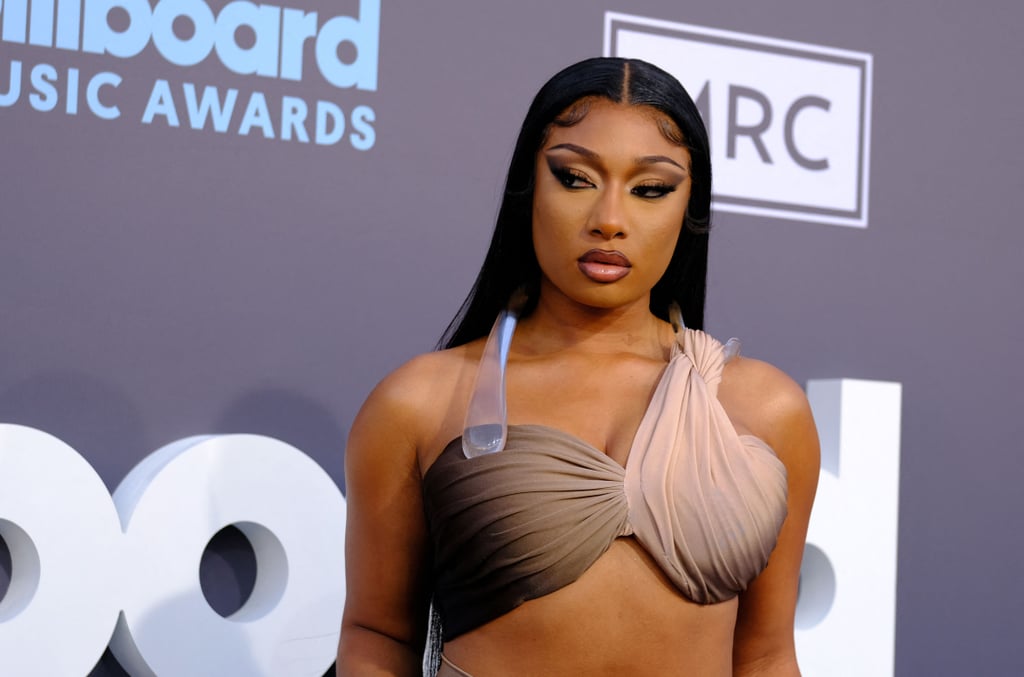 Megan Thee Stallion Chrome Nails 2022 Billboard Music Awards