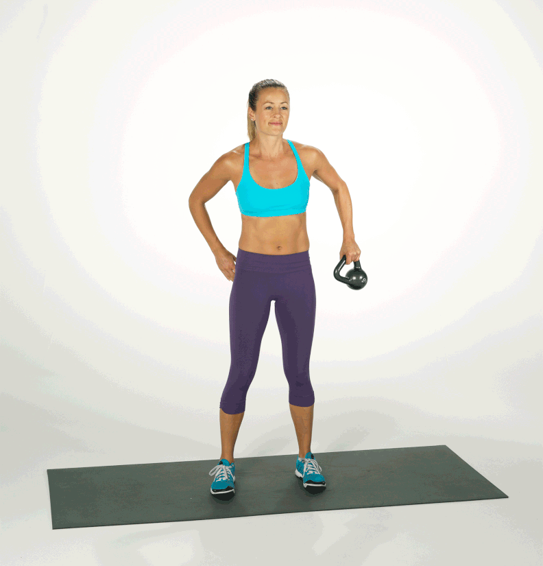 Ab Exercise With Kettlebell: Orbit