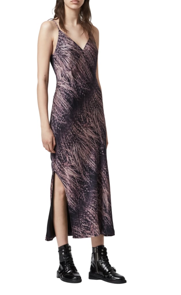 For a Cool Print: AllSaints Melody Pembury Midi Slipdress