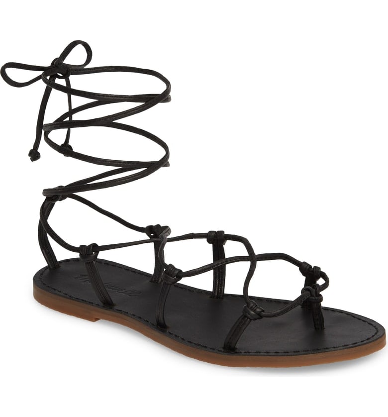 Madewell The Boardwalk Lace-Up Sandals