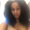 Cardi B Posts a Makeup-Free Selfie, and We Need to Know Her Skincare Routine