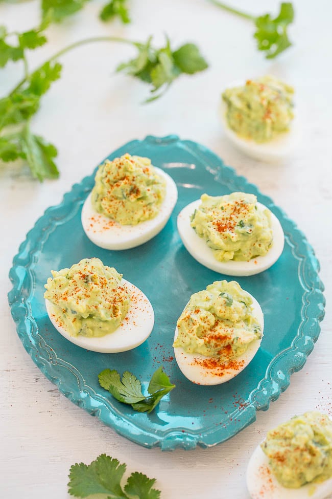 Avocado Deviled Eggs