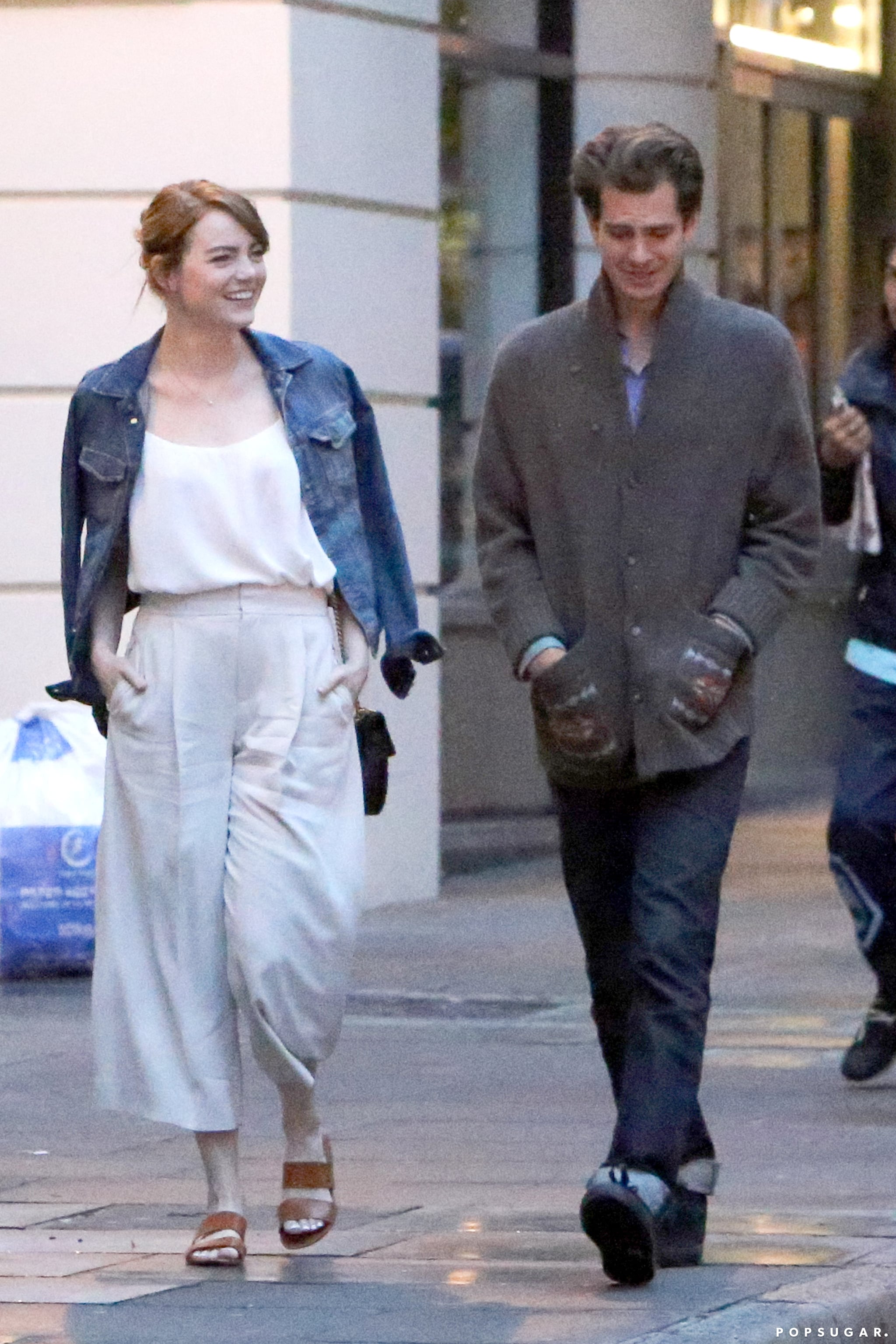 Emma Stone And Andrew Garfield Out In London August 2016 Popsugar Celebrity