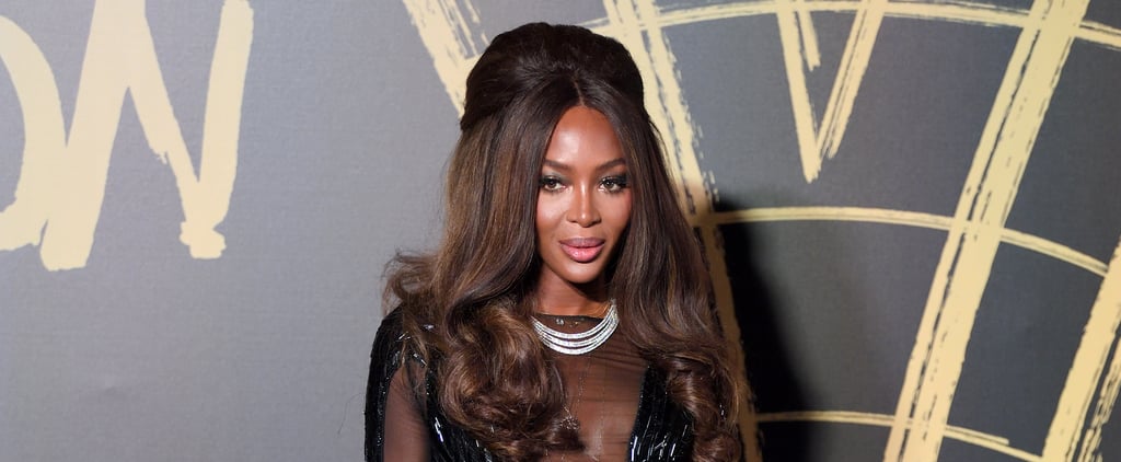 Naomi Campbell's Sheer Naked Dress Stuns at Fashion Week