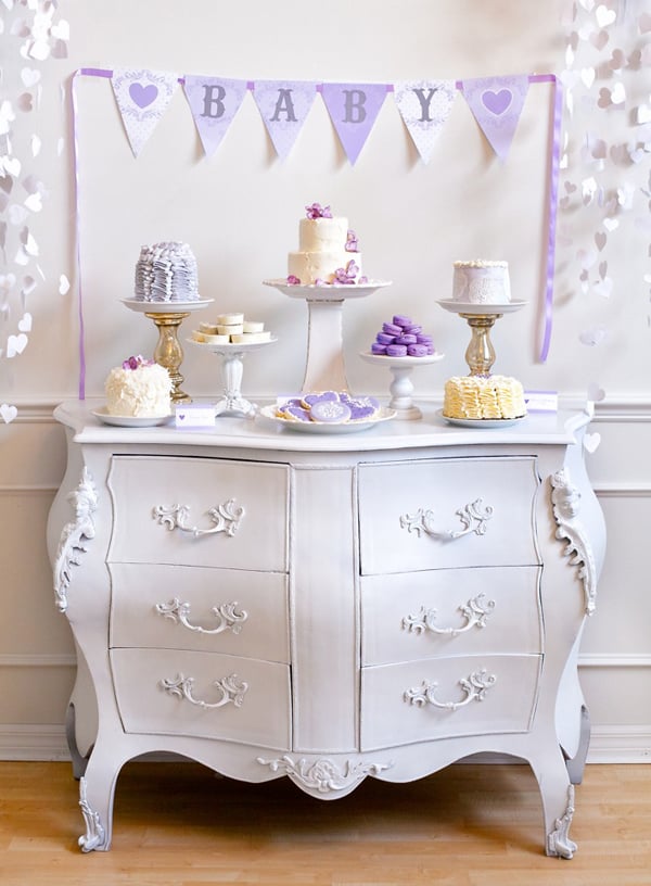 Lavendar "Baby Love" Shower