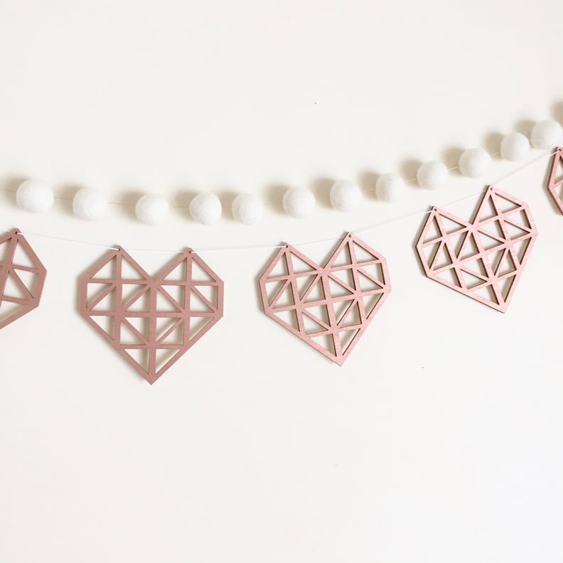 Geometric Hearts Banner