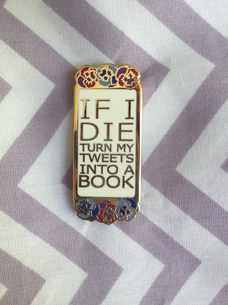 Gina Linetti Quote Hard Enamel Pin