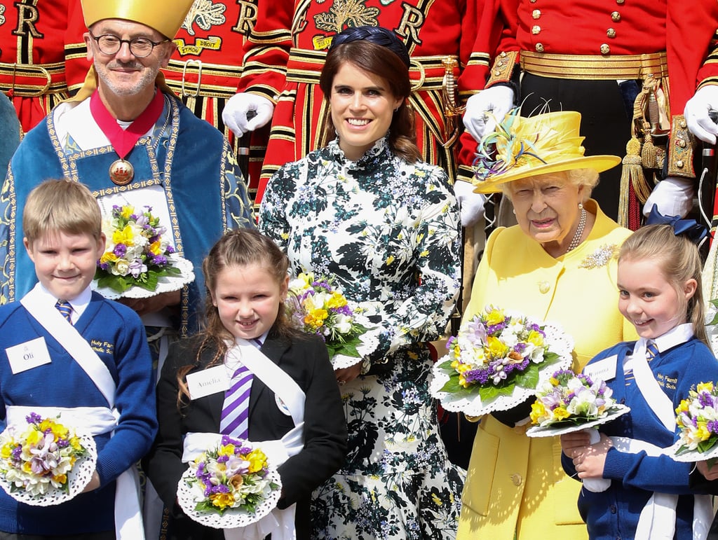 Princess Eugenie at the Royal Maundy Service in 2019