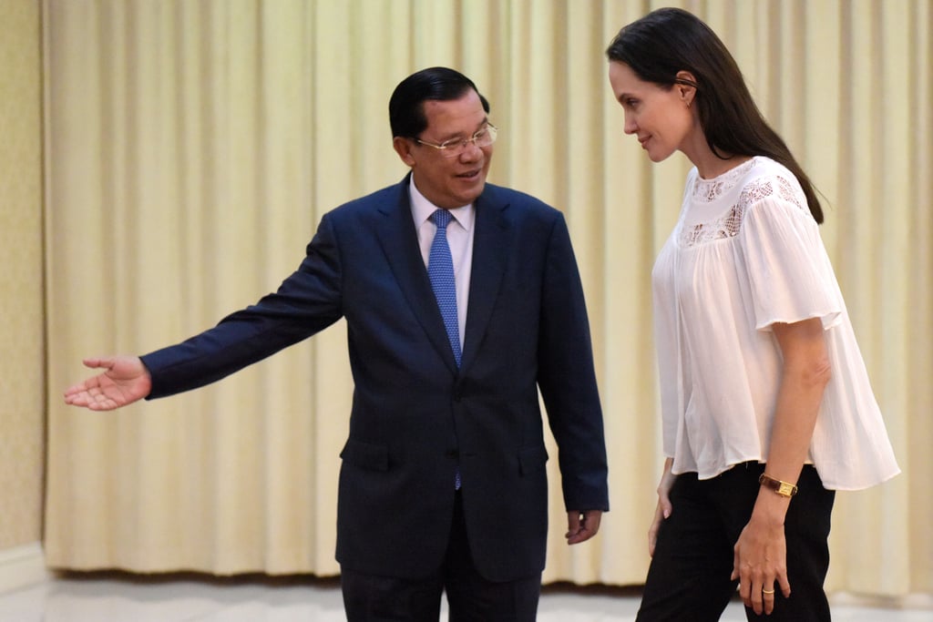 Angelina Jolie in Cambodia September 2015