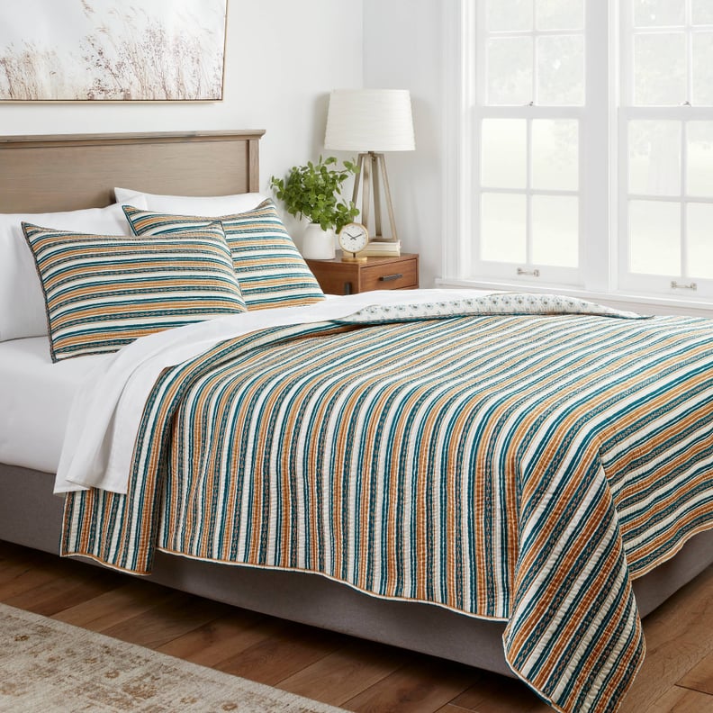 Summer Stripes: Threshold Boho Stripe Printed Quilt