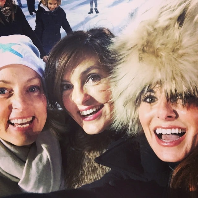 Mariska Hargitay and Debra Messing went ice-skating in New York City.
Source: Instagram user therealmariskahargitay