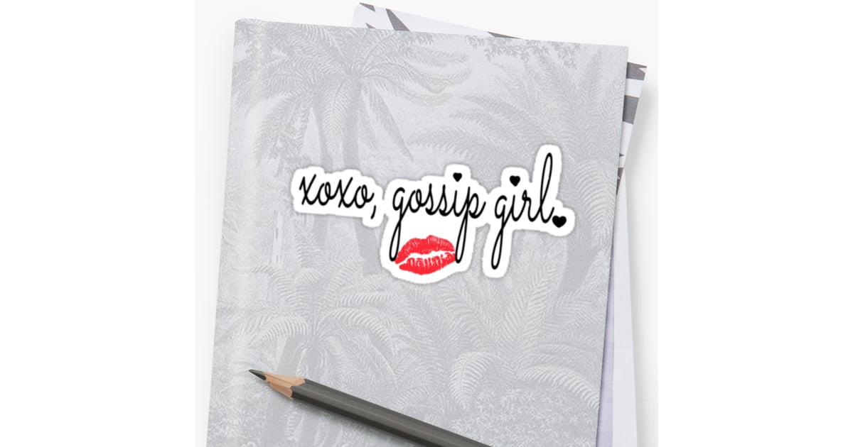 Xoxo Gossip Girl Sticker 4 Xoxo Gifts For The Gossip Girl Fan Popsugar Entertainment Photo 3