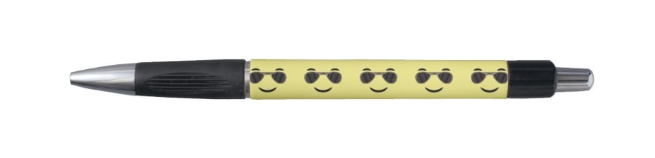 Sunglasses Emoji Rubber Grip Pen