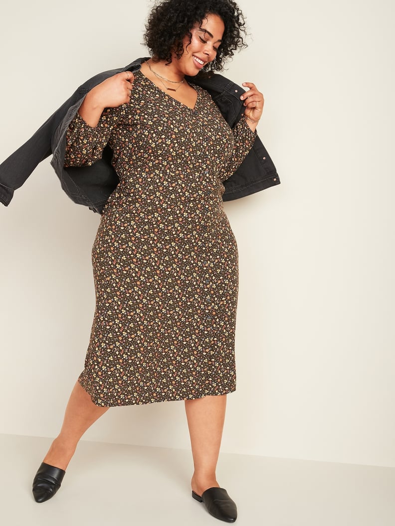 Popsugar printed midi dress best sale