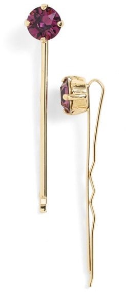 Swarovski L. Erickson 'Little Gem' Crystal Bobby Pins