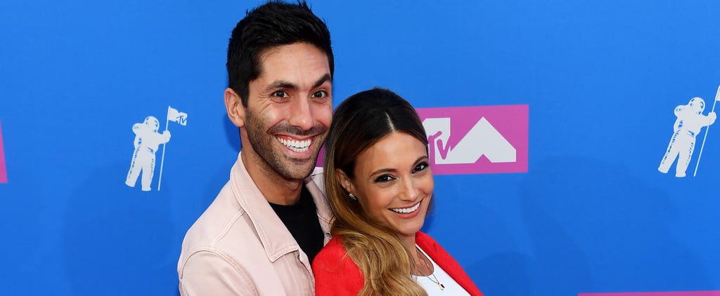 Nev Schulman and Laura Perlongo at the 2018 MTV VMAs