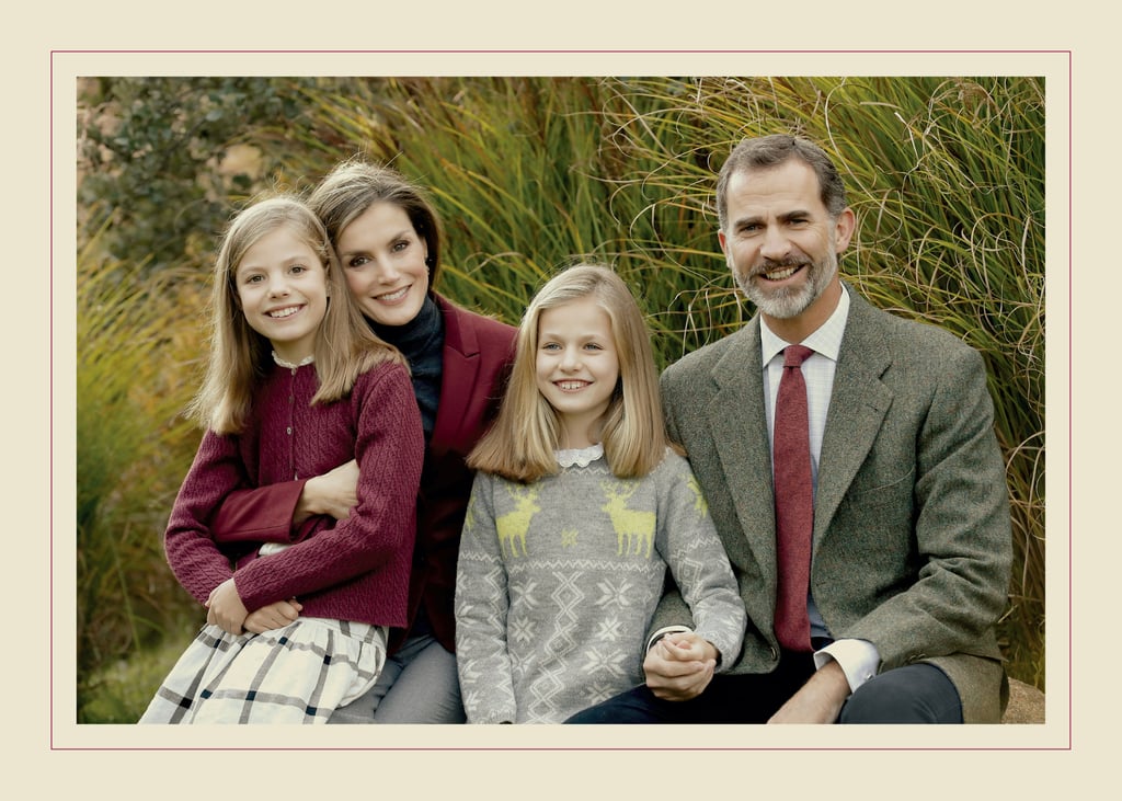 The Spanish royal family's Christmas card.