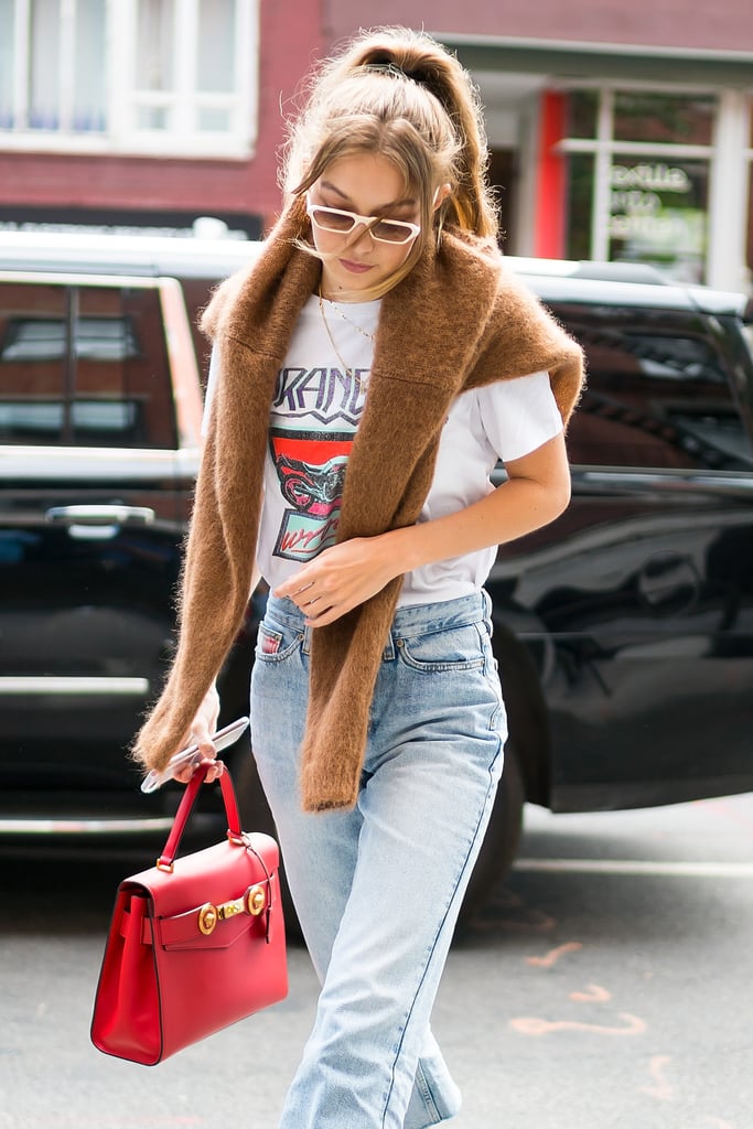 Gigi Hadid's Red Sock Boots