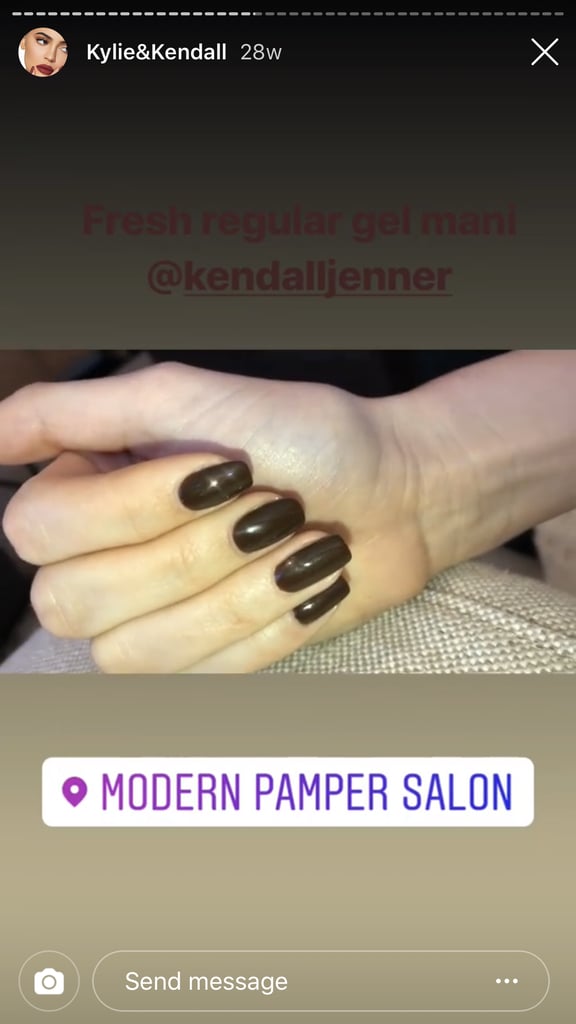 Kendall Jenner's Flower Manicure