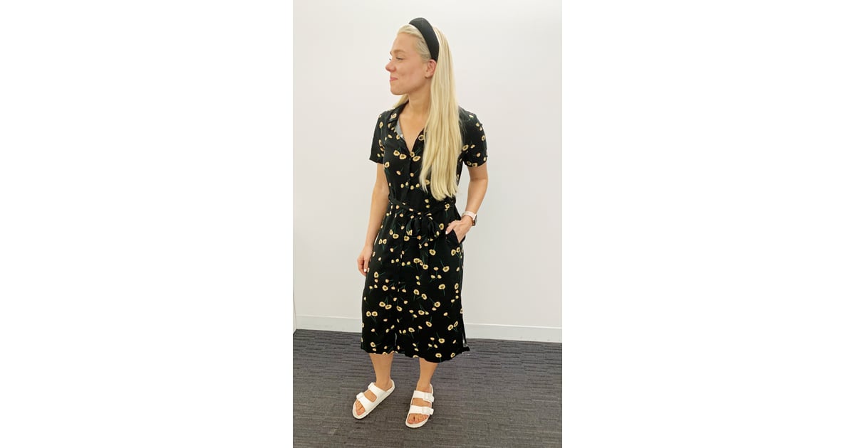 popsugar printed midi dress
