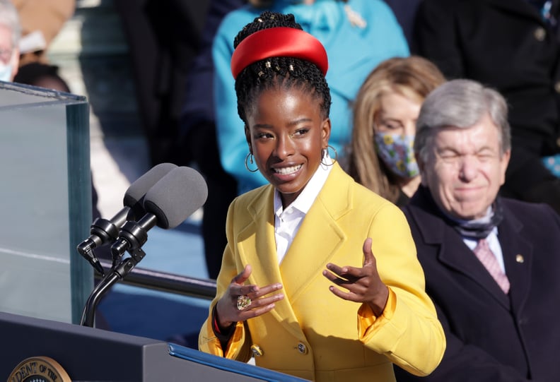 Amanda Gorman at the Inauguration of President Joe Biden