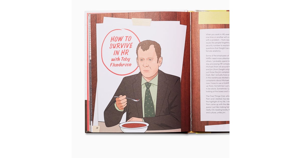 Movies Tv Music This Dunder Mifflin Guidebook Includes Office Survival Tips From Dwight Jim And Pam Popsugar Entertainment Photo 8 We are here for the finer things club and so are pam, oscar, and toby in spirit. this dunder mifflin guidebook includes
