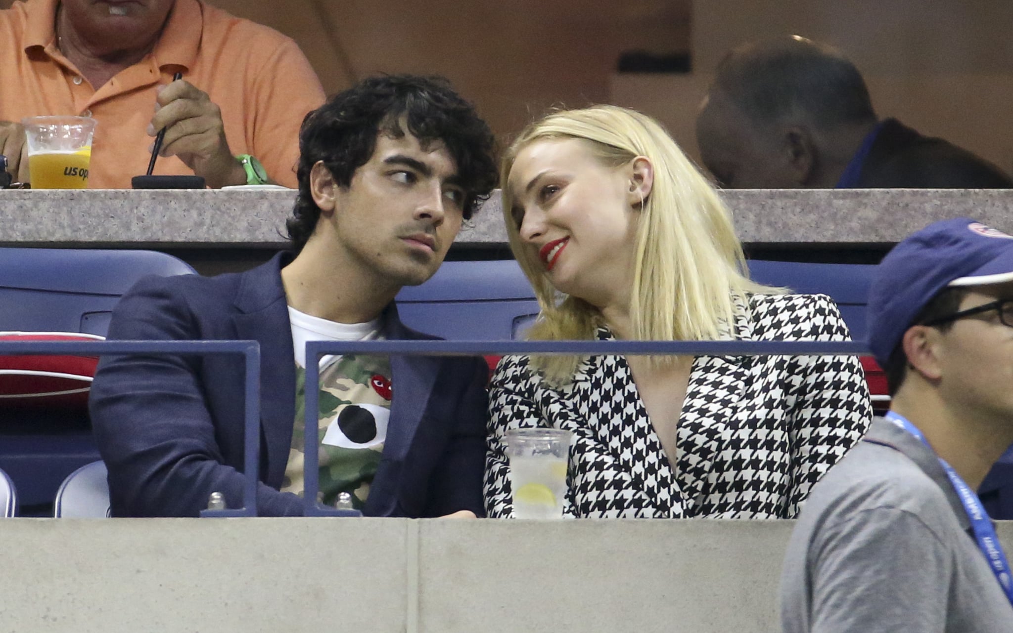 Joe Jonas and Sophie Turner Show PDA at 2018 U.S. Open