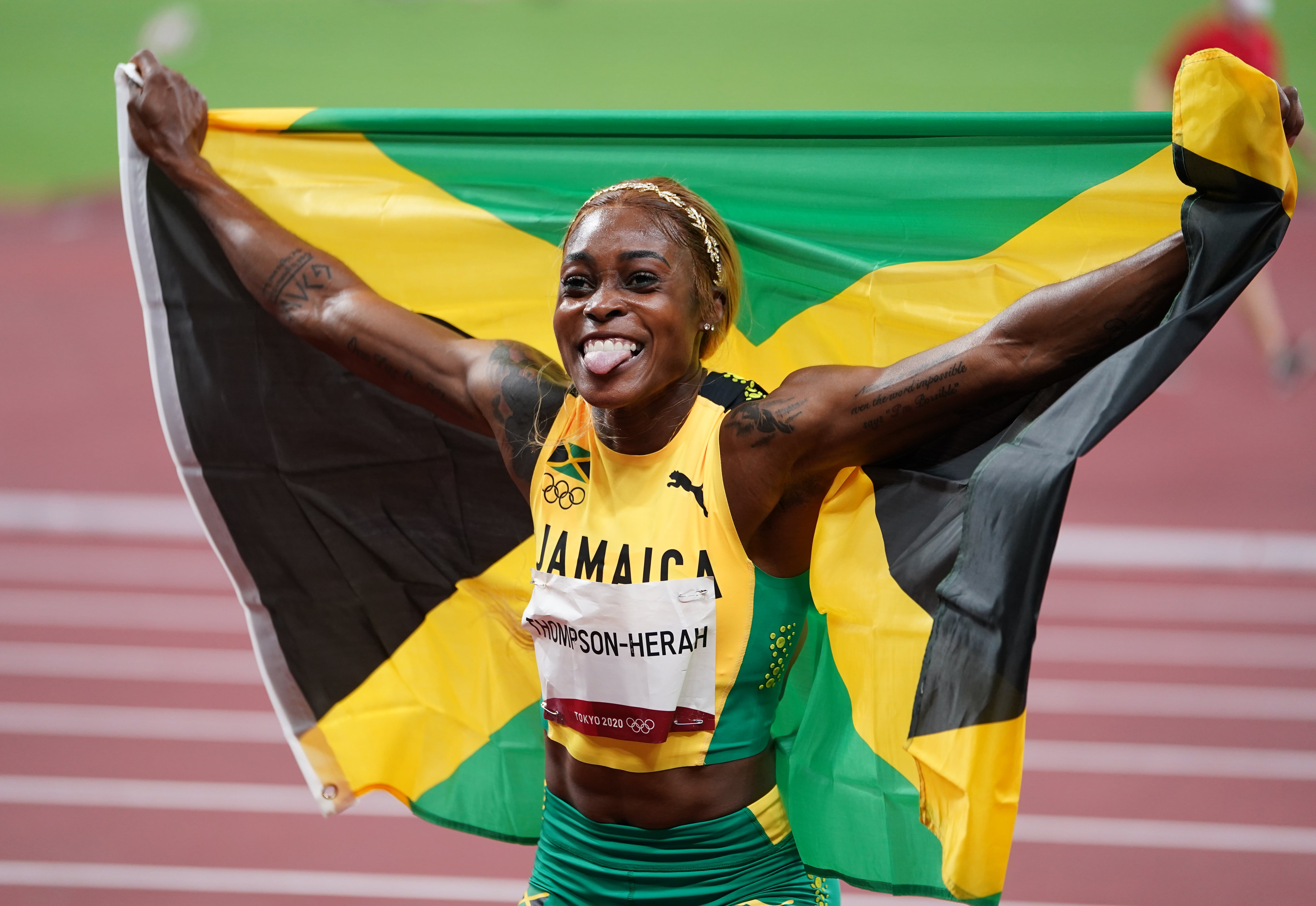 Elaine Thompson keeps queen of the track title, and 100-meter gold, in  Jamaica - Los Angeles Times