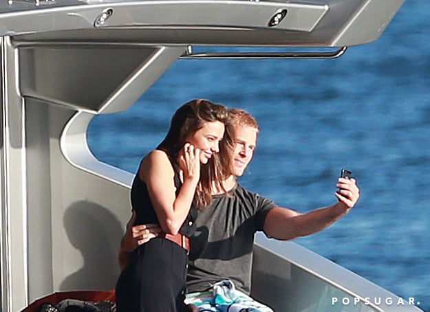 Miranda Kerr and Charlie Goldsmith on a Yacht in Sydney