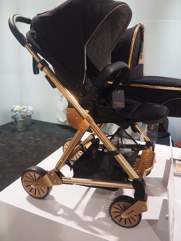 mama and papa stroller rose gold