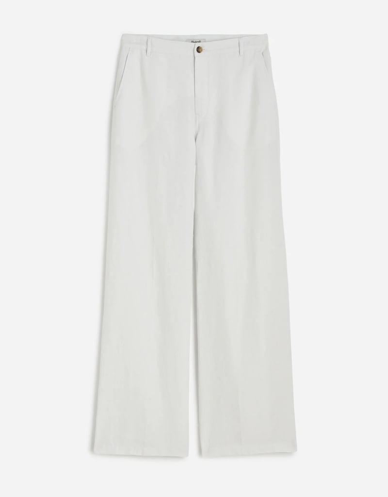 Madewell Zoe Relaxed Wide Pant Linen Pants