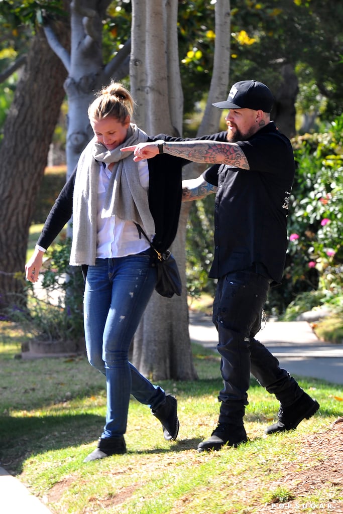 Cameron Diaz and Benji Madden PDA May 2015