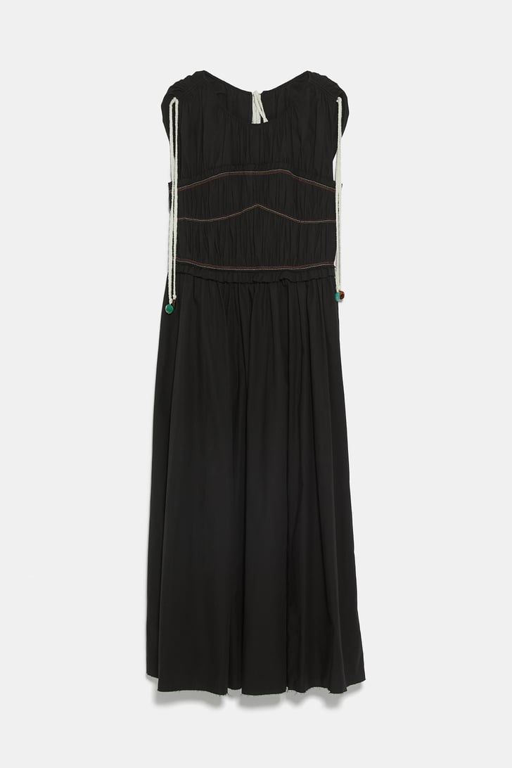 Zara Studio Dress With Contrasting Piping | Zara Studio Collection ...